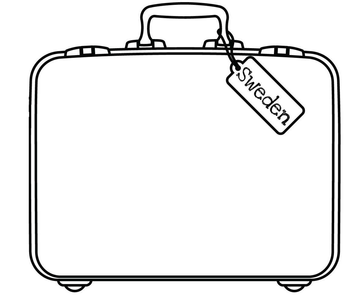 10 Suitcase Clipart Empty For Free Download On Saurabh Inside Blank Suitcase Template