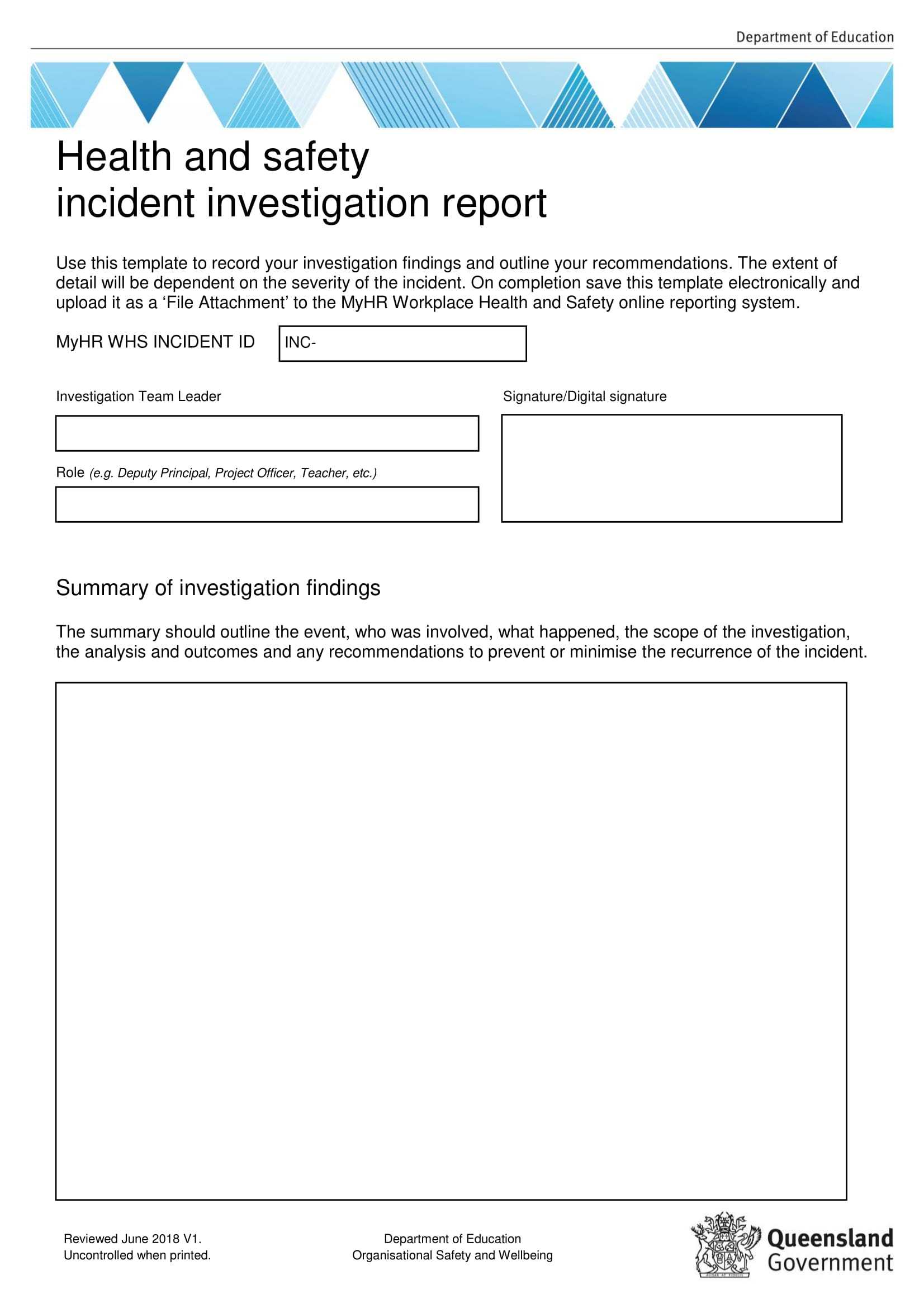 10+ Workplace Investigation Report Examples – Pdf | Examples Regarding Hr Investigation Report Template