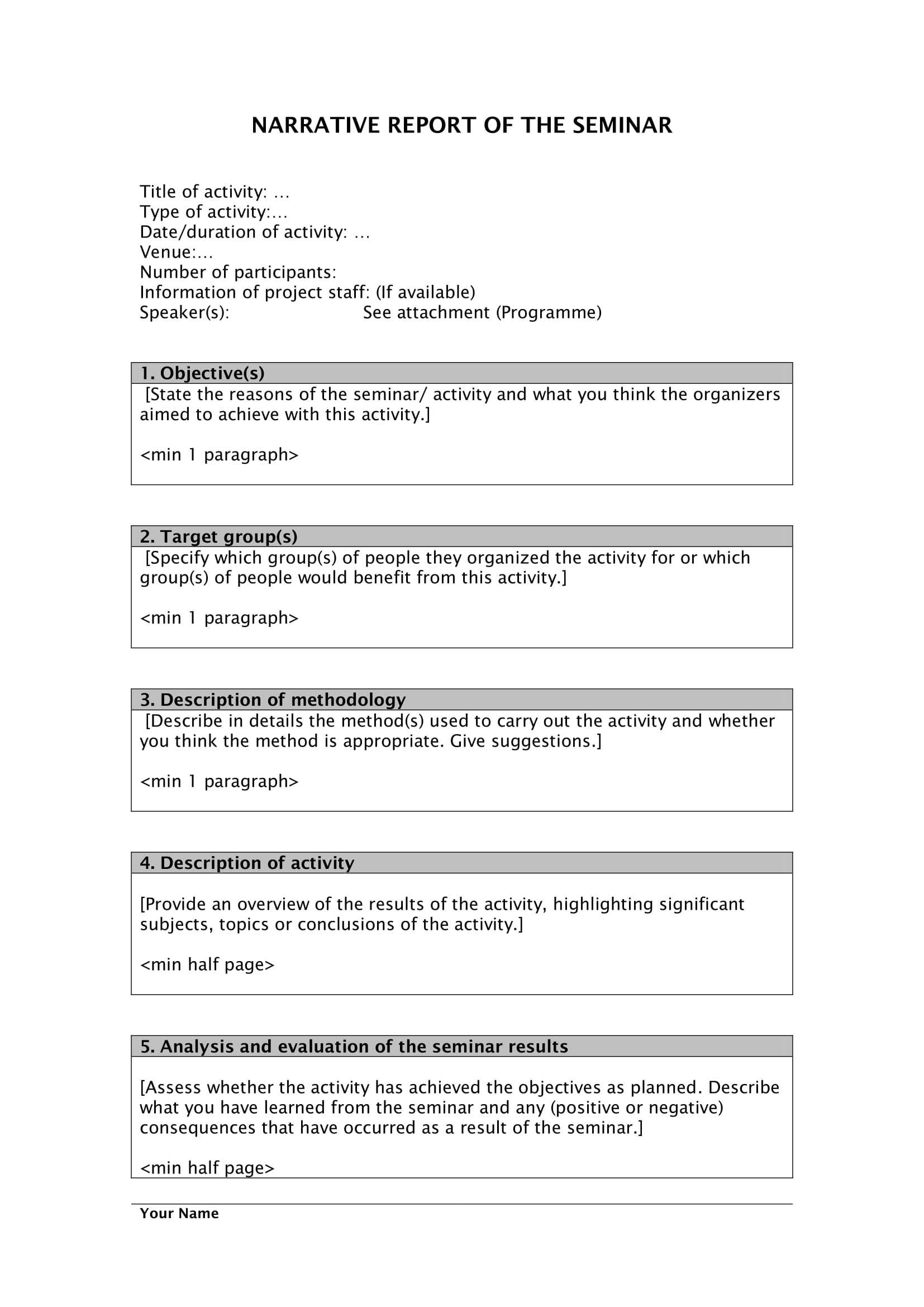 11+ Narrative Report Examples – Pdf | Examples Throughout Focus Group Discussion Report Template
