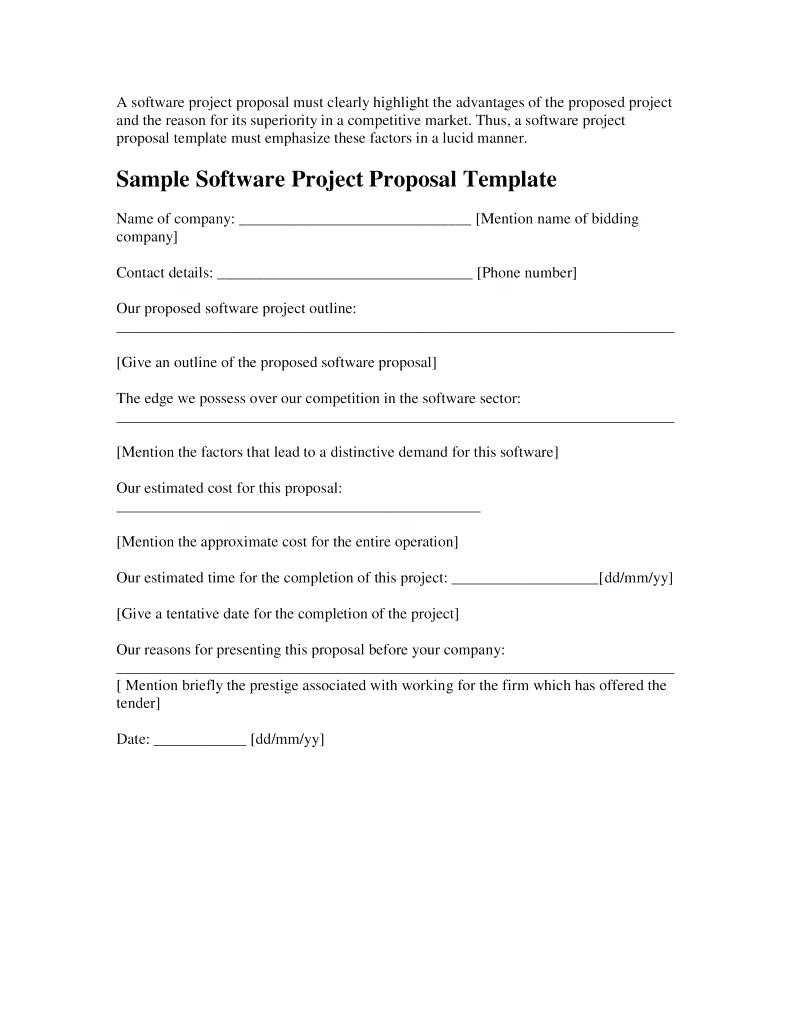 12+ Software Project Proposal Examples - Pdf, Word | Examples Regarding Software Project Proposal Template Word