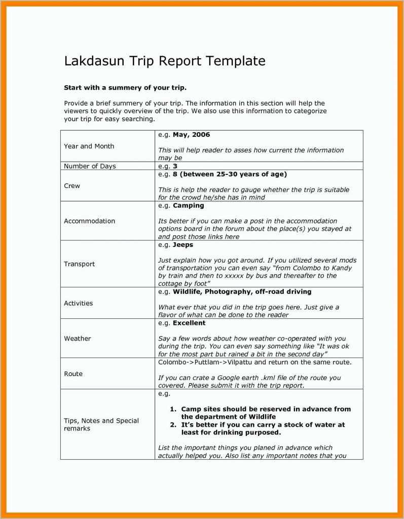 13 + Business Trip Report Examples – Pdf, Word, Apple Pages Inside Business Trip Report Template