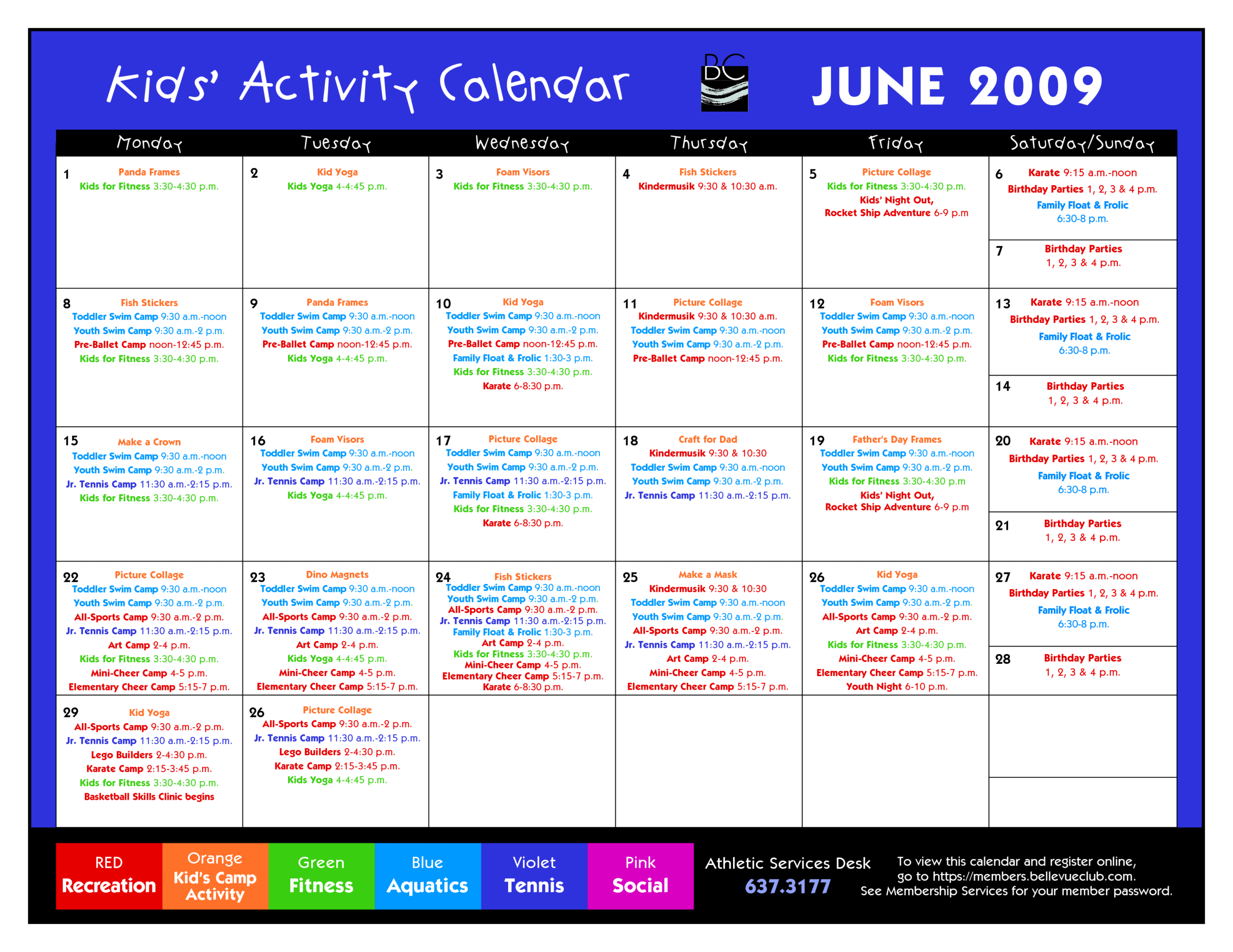 14 Blank Activity Calendar Template Images - Printable Blank With Blank Activity Calendar Template