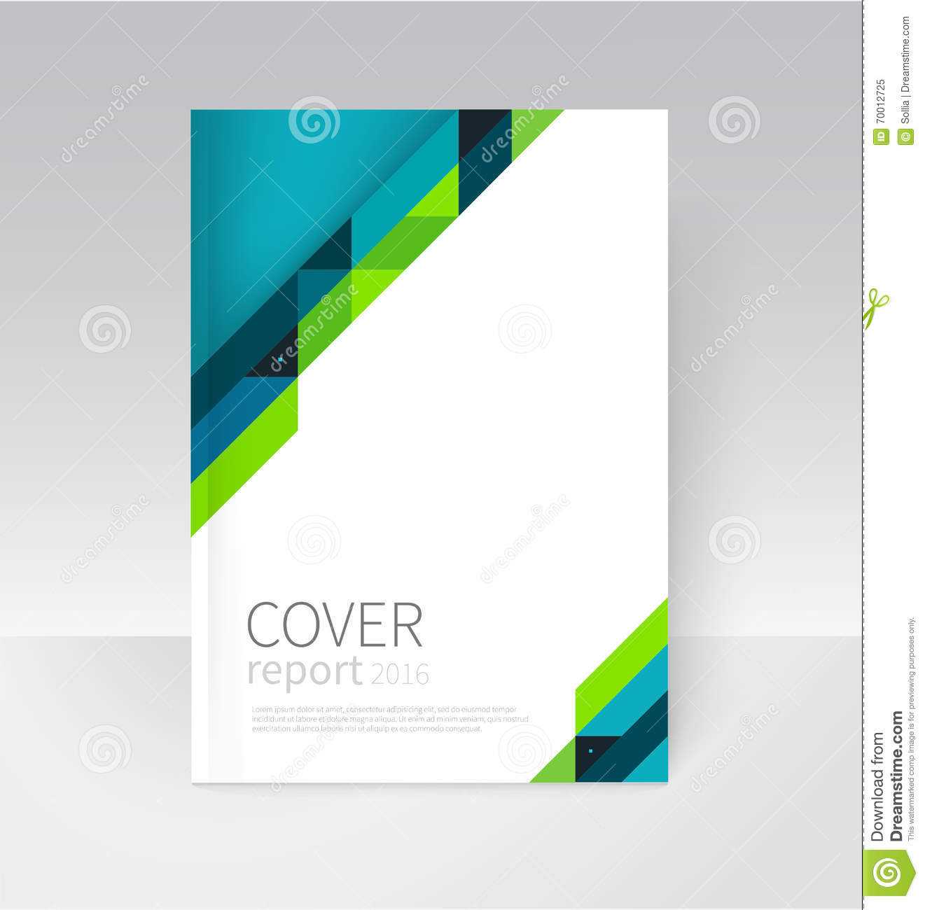 14122F Report Cover Page Templates Free Download Green In Cover Pages For Word Templates