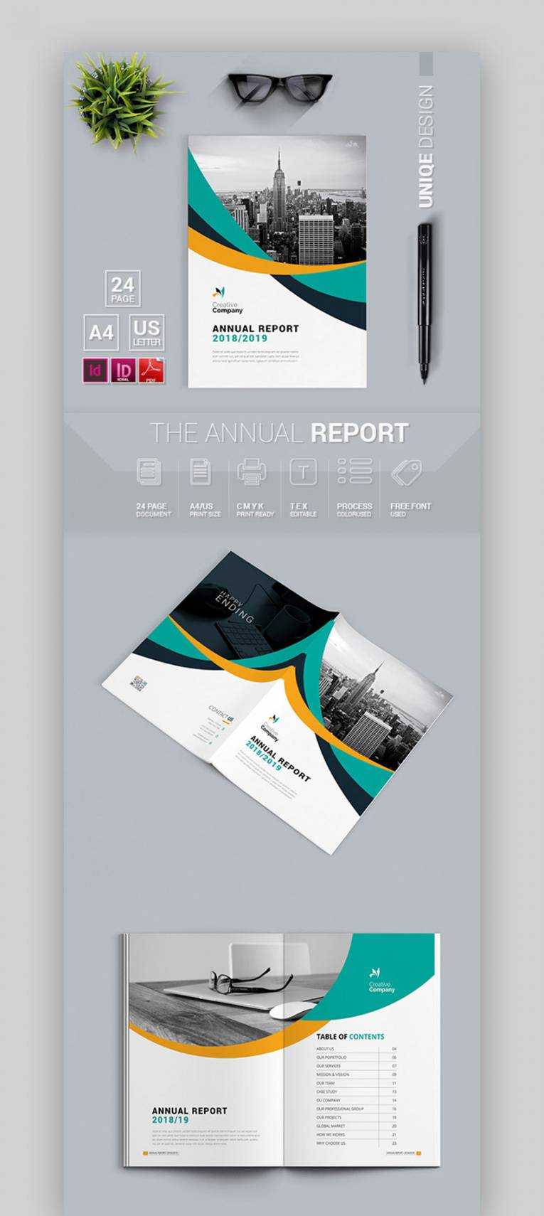 15 Annual Report Templates With Awesome Indesign Layouts Intended For Free Annual Report Template Indesign