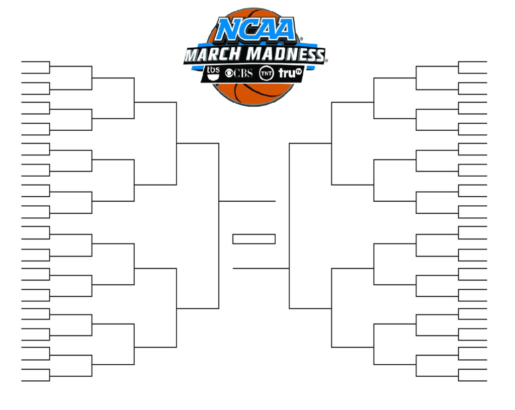 15 March Madness Brackets Designs To Print For Ncaa Throughout Blank March Madness Bracket Template