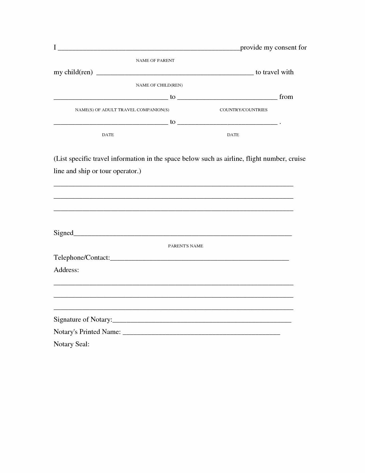 16+ Travel Authorization Letter Examples – Pdf | Examples Pertaining To Travel Request Form Template Word