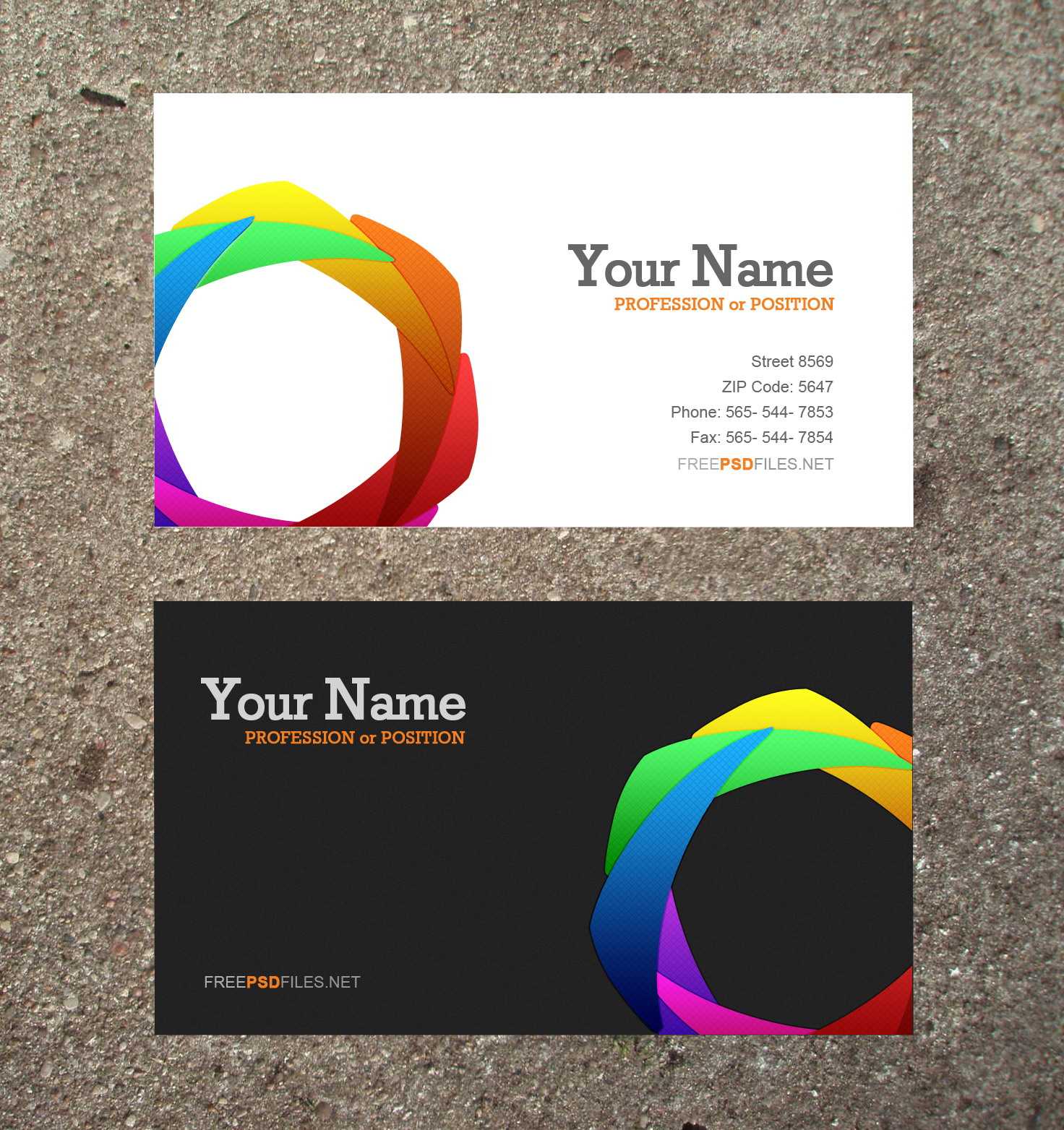 17 Business Cards Templates Free Downloads Images – Free With Blank Business Card Template Download