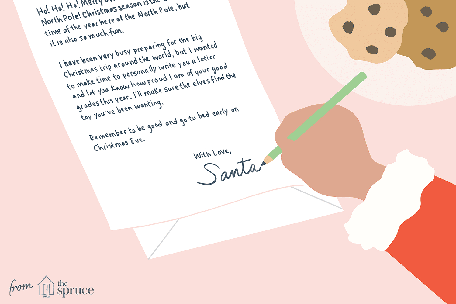 17 Free Letter From Santa Templates Regarding Blank Letter Writing Template For Kids