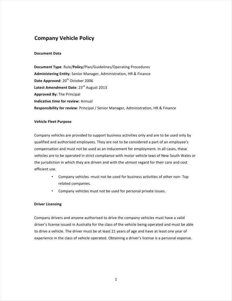 19+ Policy Templates In Word And Pdf | Free & Premium Templates Within Business Rules Template Word