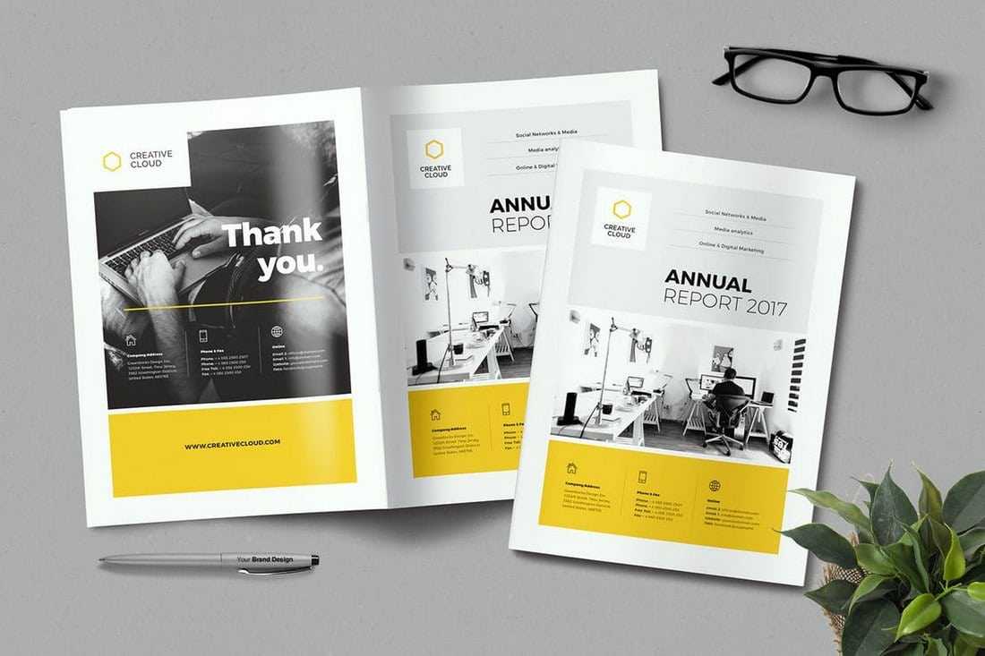 20+ Annual Report Templates (Word & Indesign) 2018 - Web With Annual Report Template Word