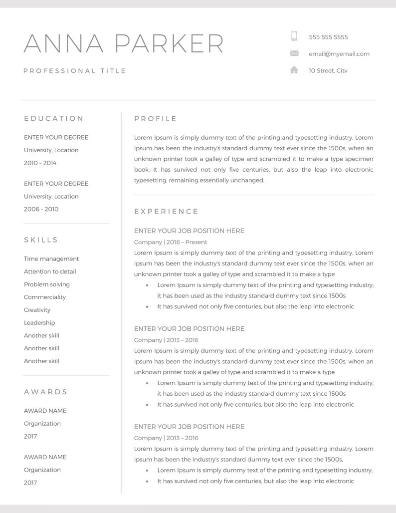 20+ Free And Premium Word Resume Templates [Download] Pertaining To How To Find A Resume Template On Word