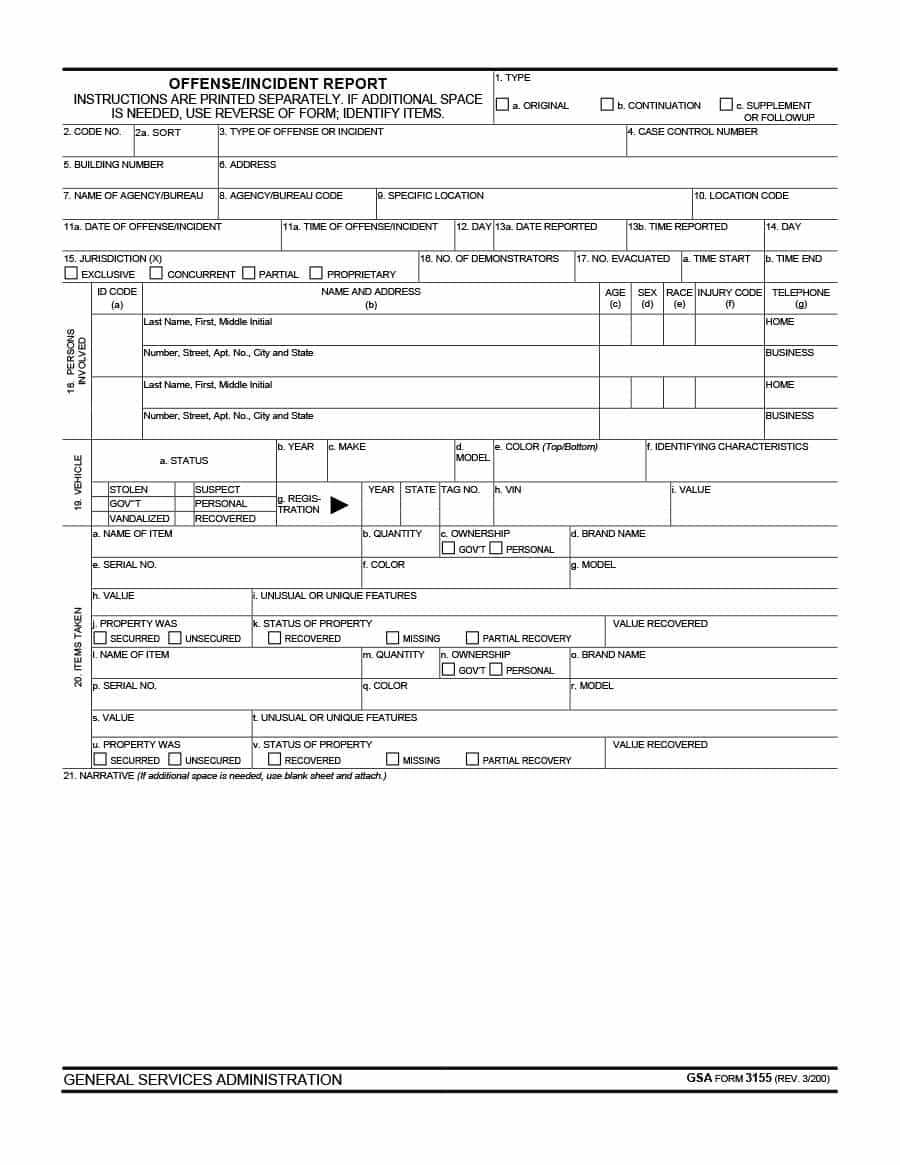 20+ Police Report Template & Examples [Fake / Real] ᐅ Regarding Fake Police Report Template