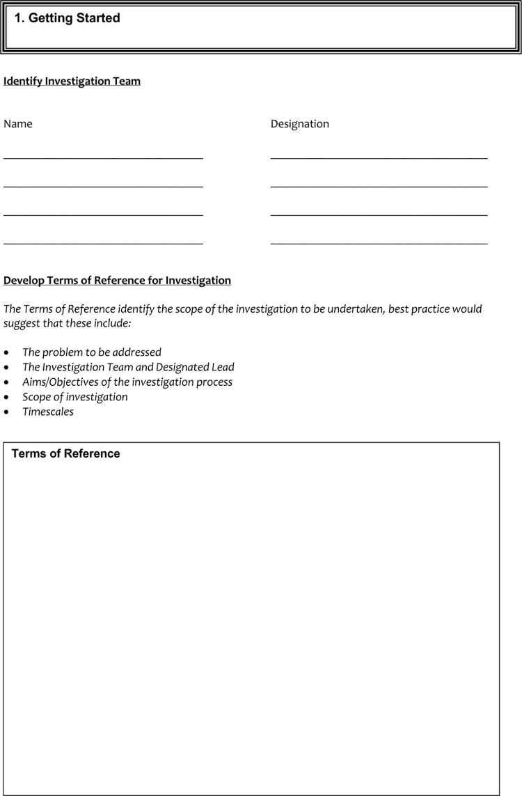 24+ Root Cause Analysis Templates (Word, Excel, Powerpoint With Failure Investigation Report Template
