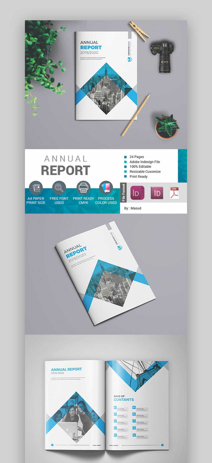 25+ Best Annual Report Templates – With Creative Indesign With Regard To Free Annual Report Template Indesign