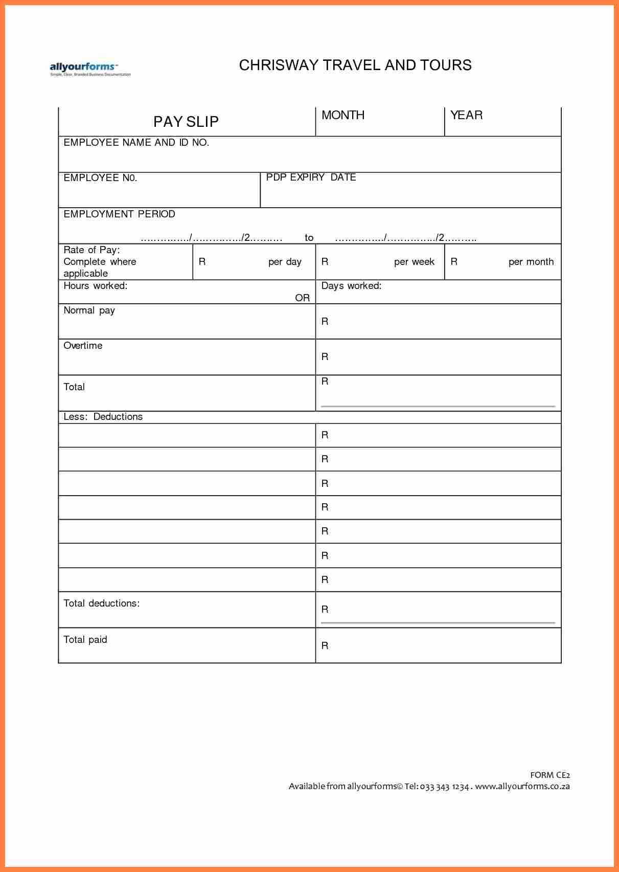 2F7D Payroll Payslip Template | Wiring Library With Blank Payslip Template