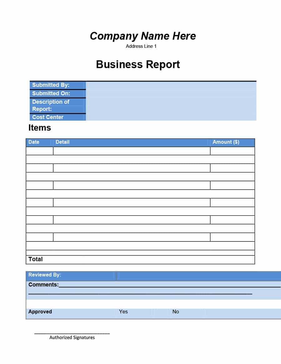 30+ Business Report Templates & Format Examples ᐅ Templatelab Inside Business Review Report Template