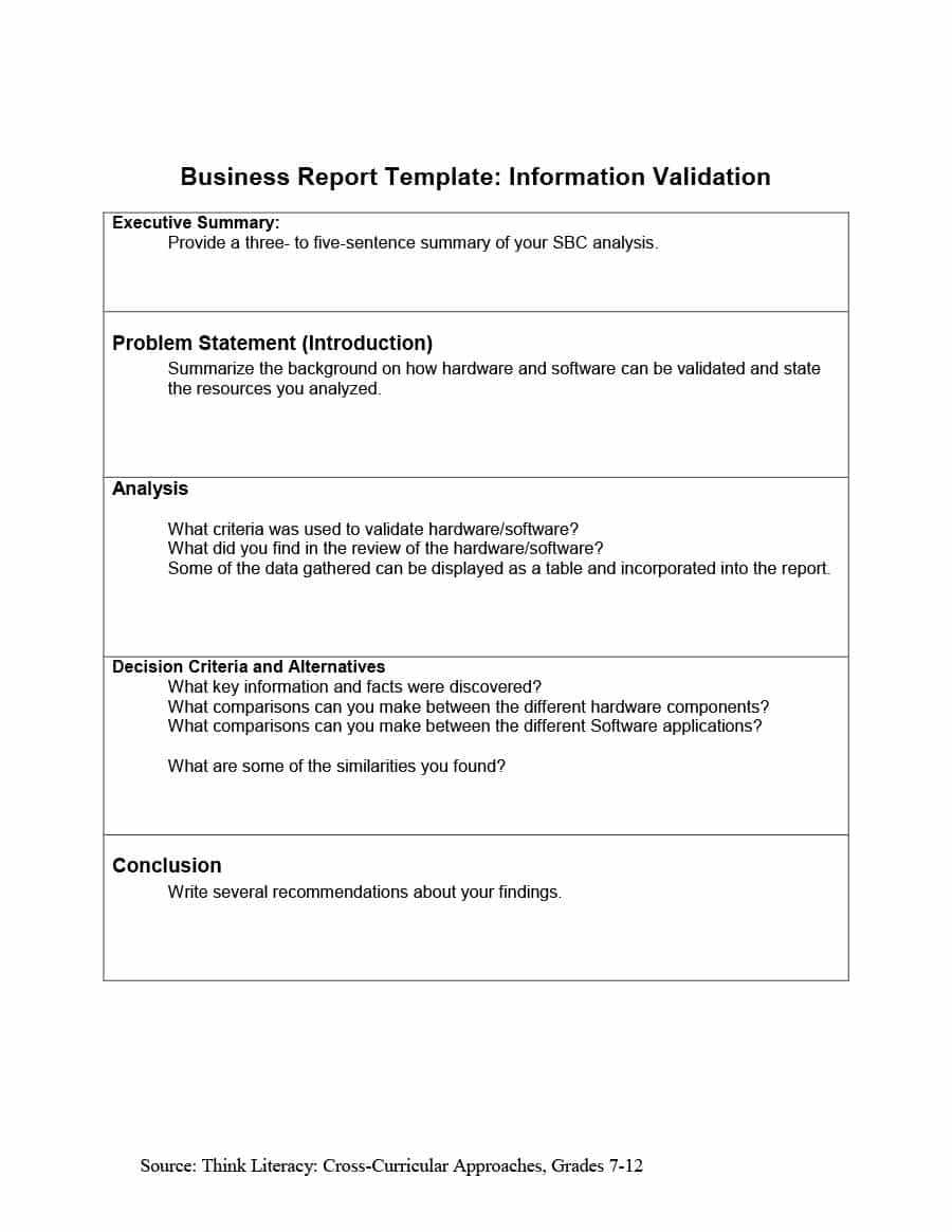 30+ Business Report Templates & Format Examples ᐅ Templatelab Inside Template On How To Write A Report