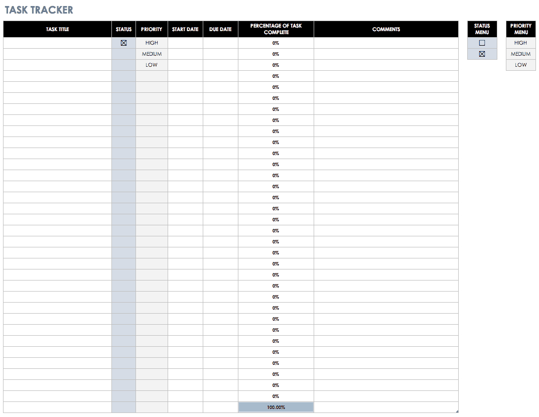 30+ Free Task And Checklist Templates | Smartsheet Regarding Daily Task List Template Word