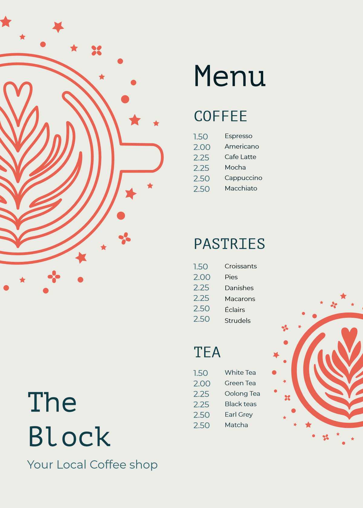 32 Free Simple Menu Templates For Restaurants, Cafes, And Regarding Free Cafe Menu Templates For Word