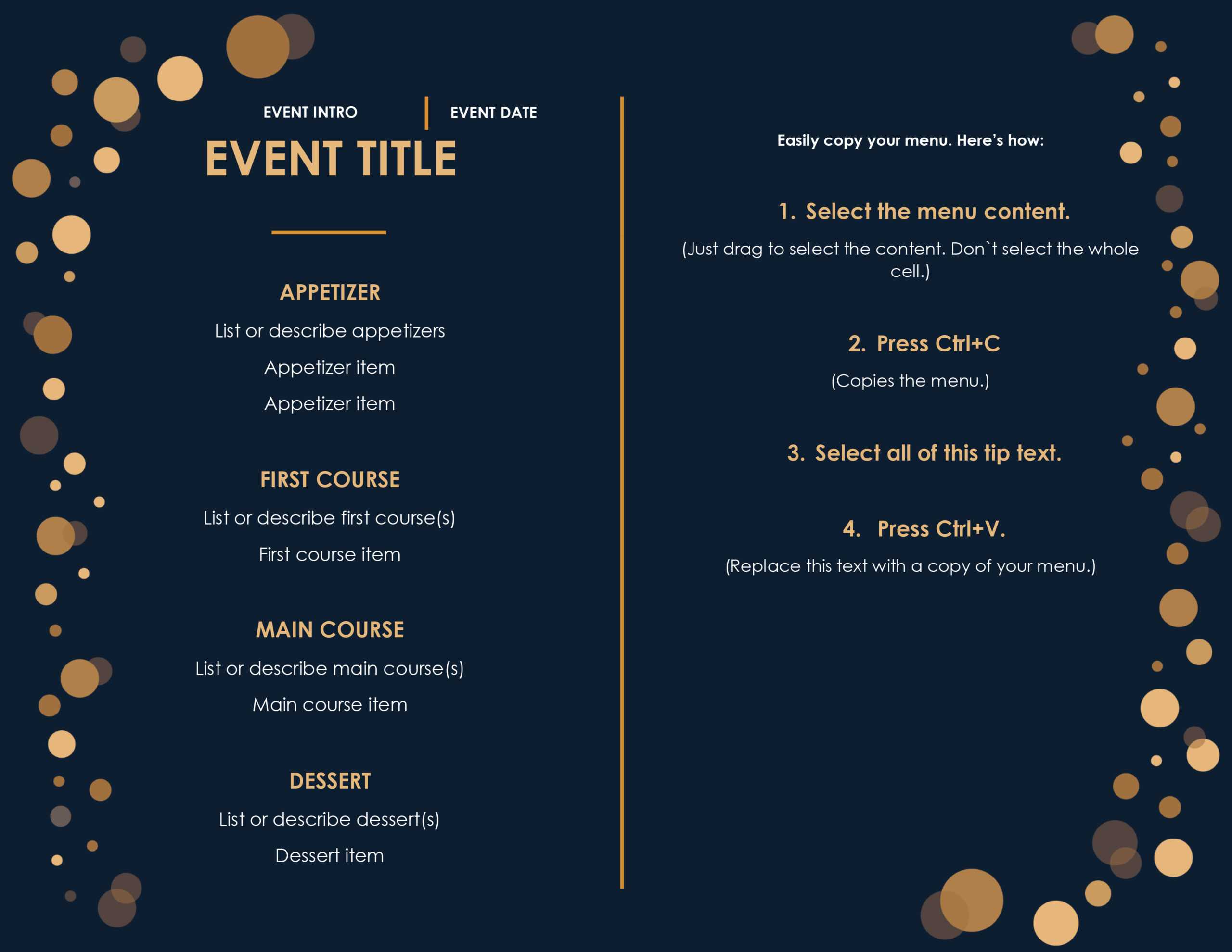 32 Free Simple Menu Templates For Restaurants, Cafes, And With Regard To Free Cafe Menu Templates For Word