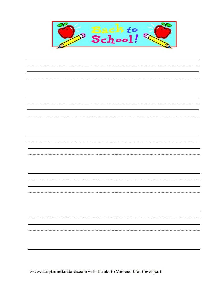 32 Printable Lined Paper Templates ᐅ Templatelab In Notebook Paper Template For Word
