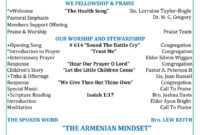 33 Free Church Bulletin Templates (+Church Programs) ᐅ for Church Program Templates Word