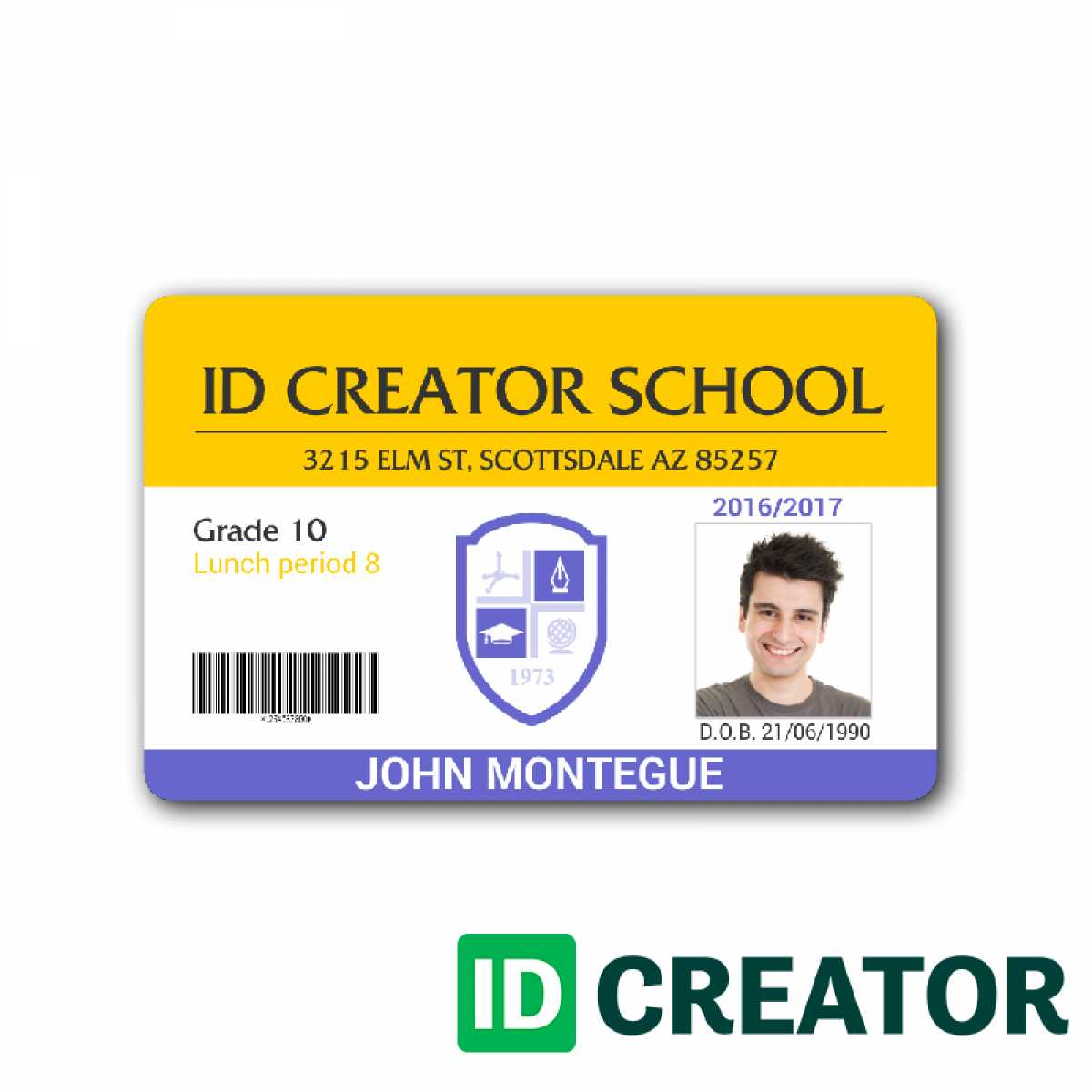 35 Blank School Id Card Template Free Download Word For Ms Inside Id Badge Template Word