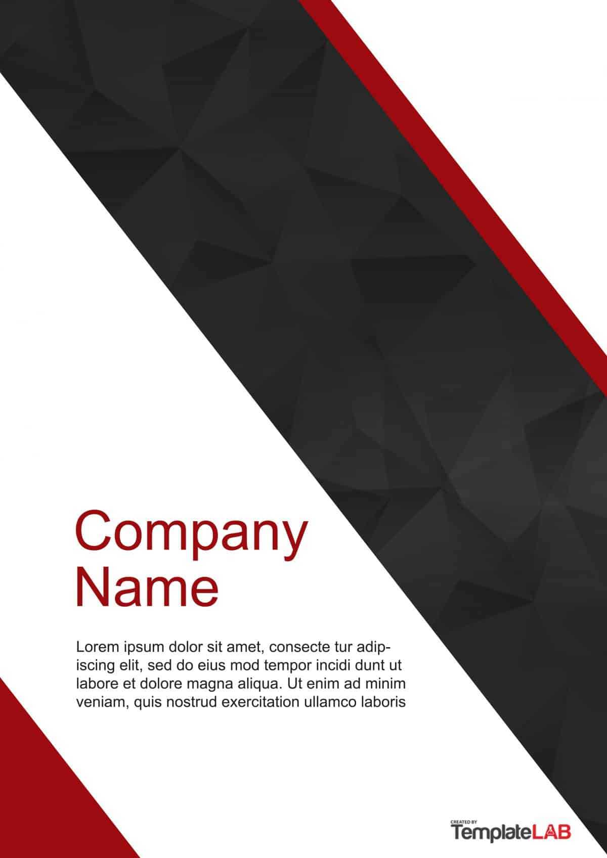 39 Amazing Cover Page Templates (Word + Psd) ᐅ Templatelab For Word Title Page Templates