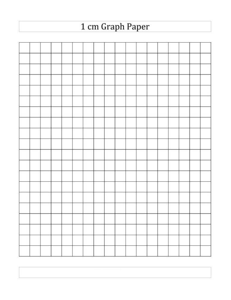 Image 9 for 1 Cm Graph Paper Template Word