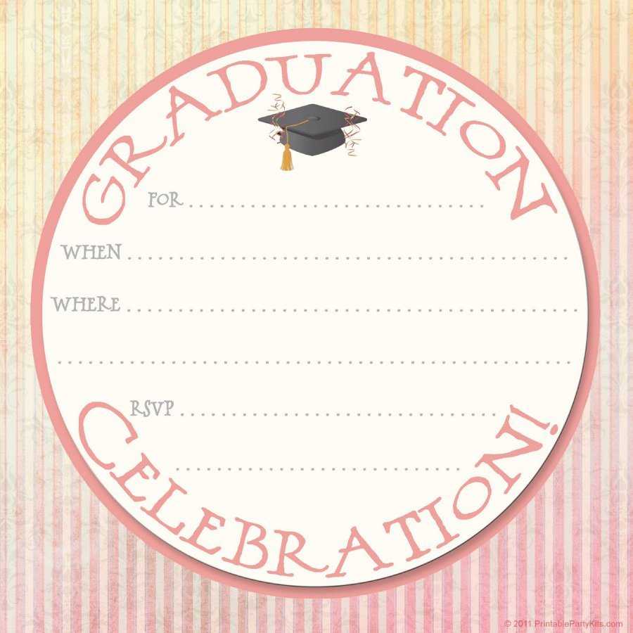 40+ Free Graduation Invitation Templates ᐅ Templatelab Intended For Graduation Party Invitation Templates Free Word