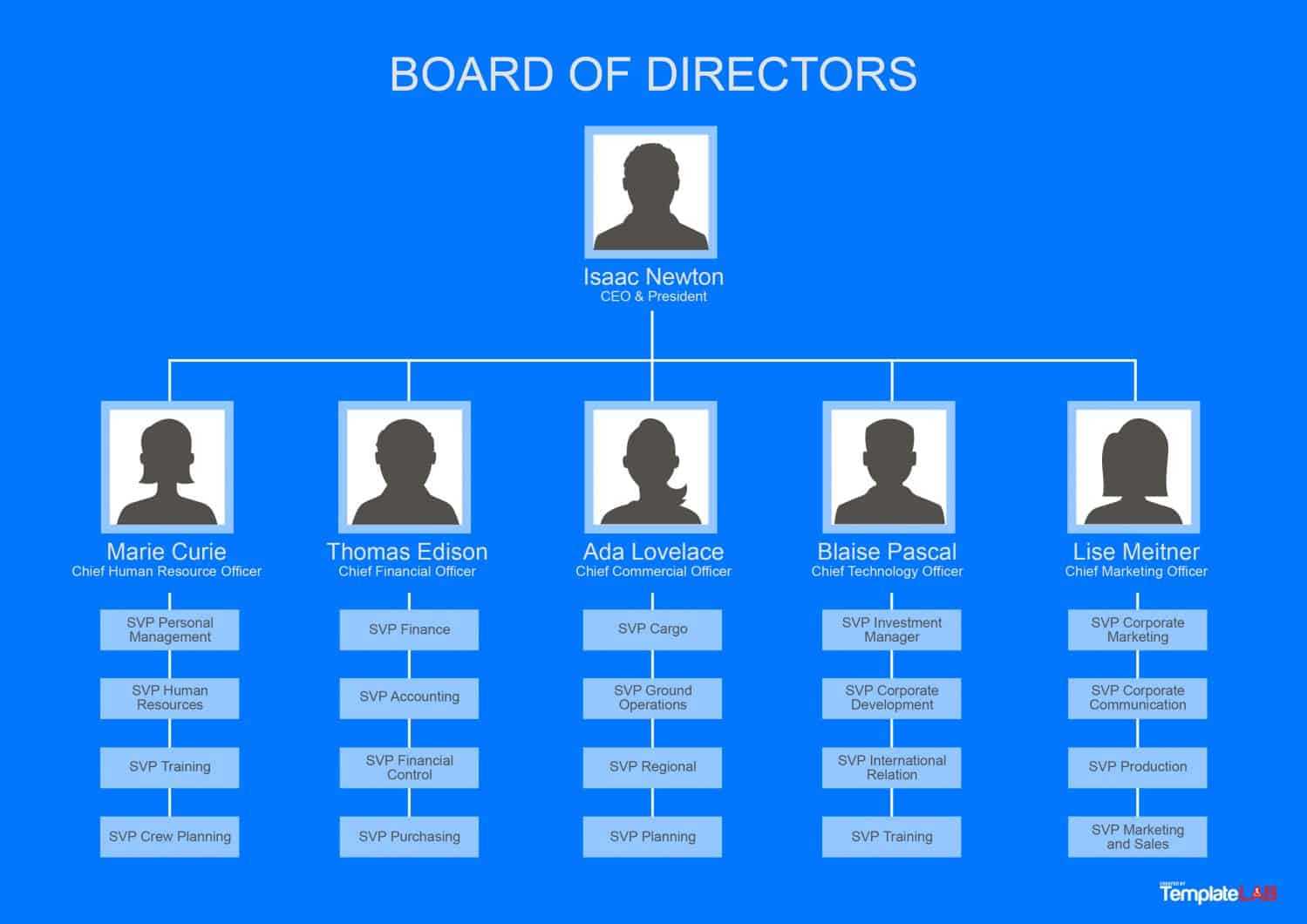 40 Organizational Chart Templates (Word, Excel, Powerpoint) For Company Organogram Template Word