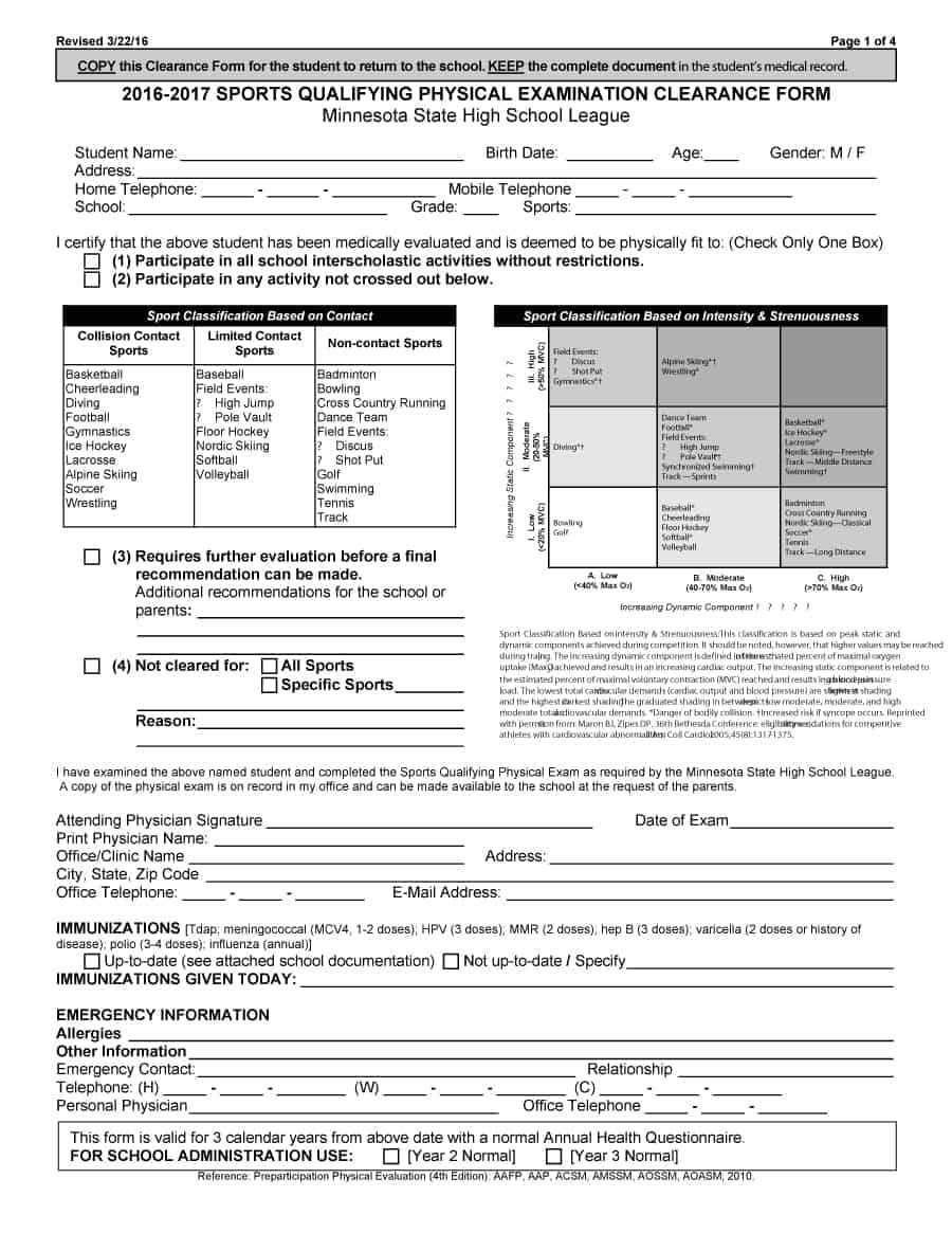 43 Physical Exam Templates & Forms [Male / Female] Intended For History And Physical Template Word