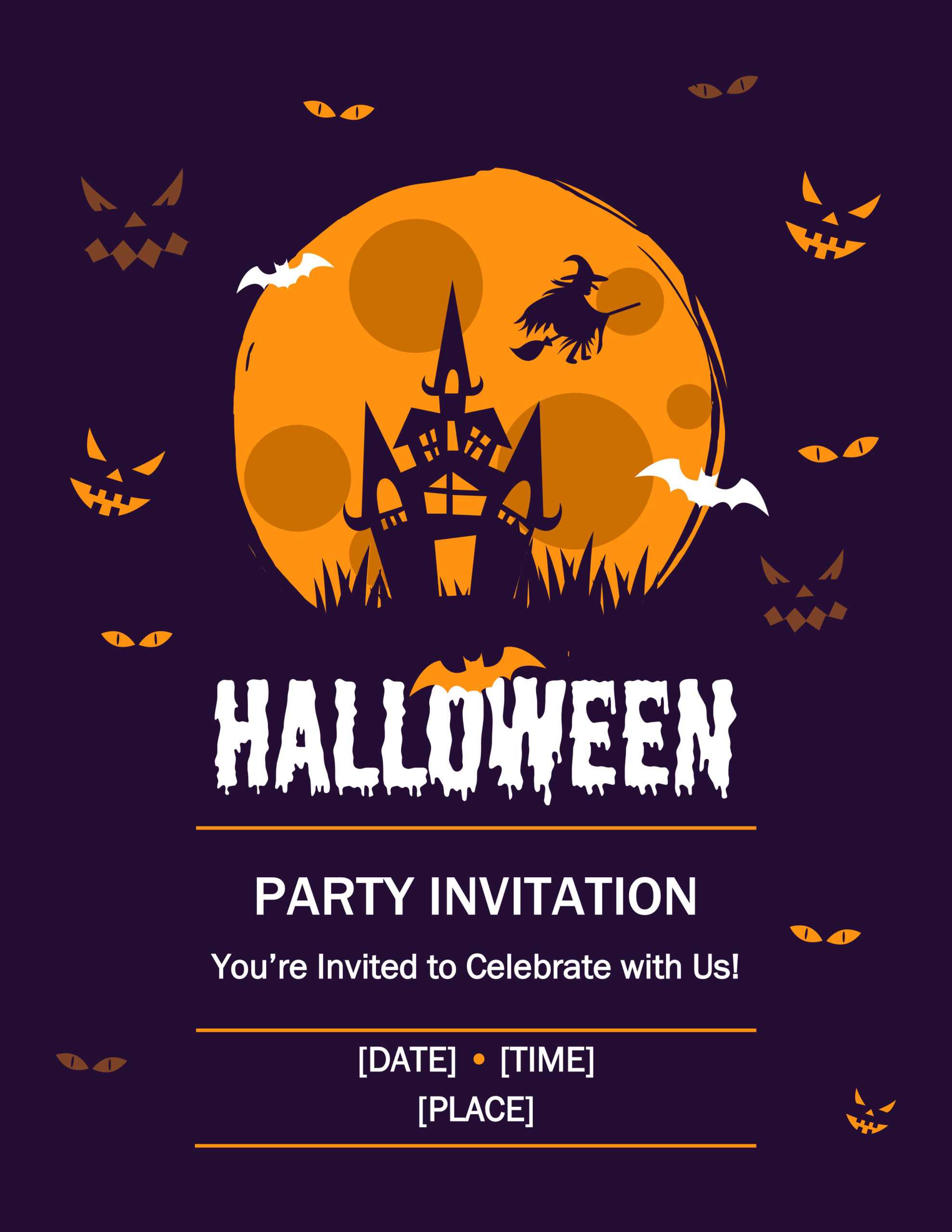 45 Free Poster And Flyer Templates – Clean, Simple, And Within Free Halloween Templates For Word