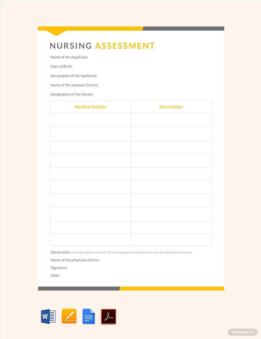 5+ Nursing Care Plan Templates In Word, Pdf, Apple Pages With Nursing Care Plan Template Word