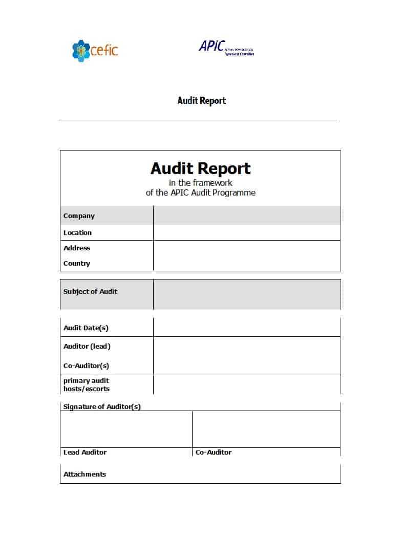 50 Free Audit Report Templates (Internal Audit Reports) ᐅ Pertaining To Simple Report Template Word