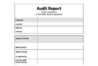 50 Free Audit Report Templates (Internal Audit Reports) ᐅ with It Audit Report Template Word