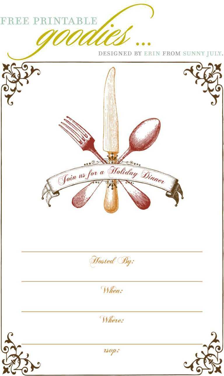 57 Best Dinner Invitation Template Free For Ms Word For Within Free Dinner Invitation Templates For Word