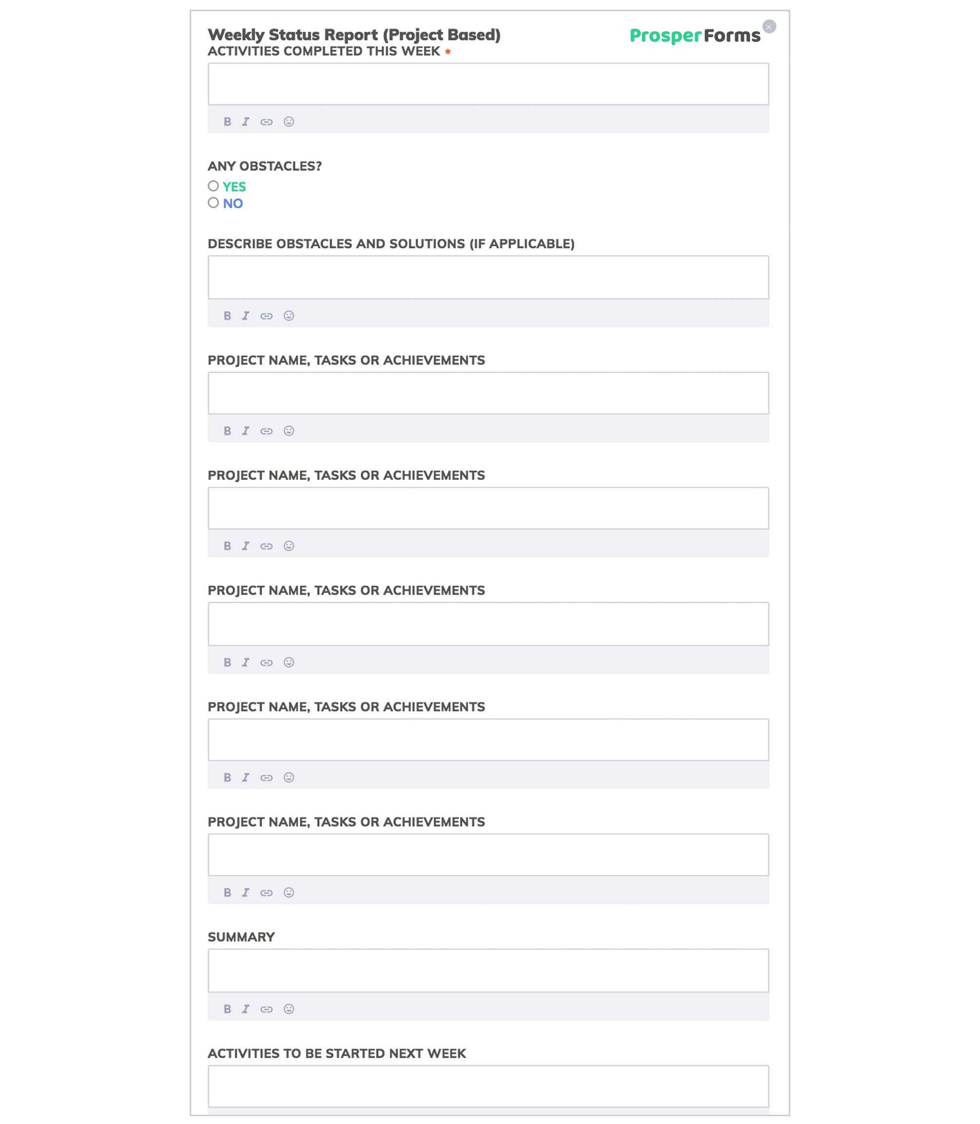 6 Awesome Weekly Status Report Templates | Free Download With Regard To Training Summary Report Template