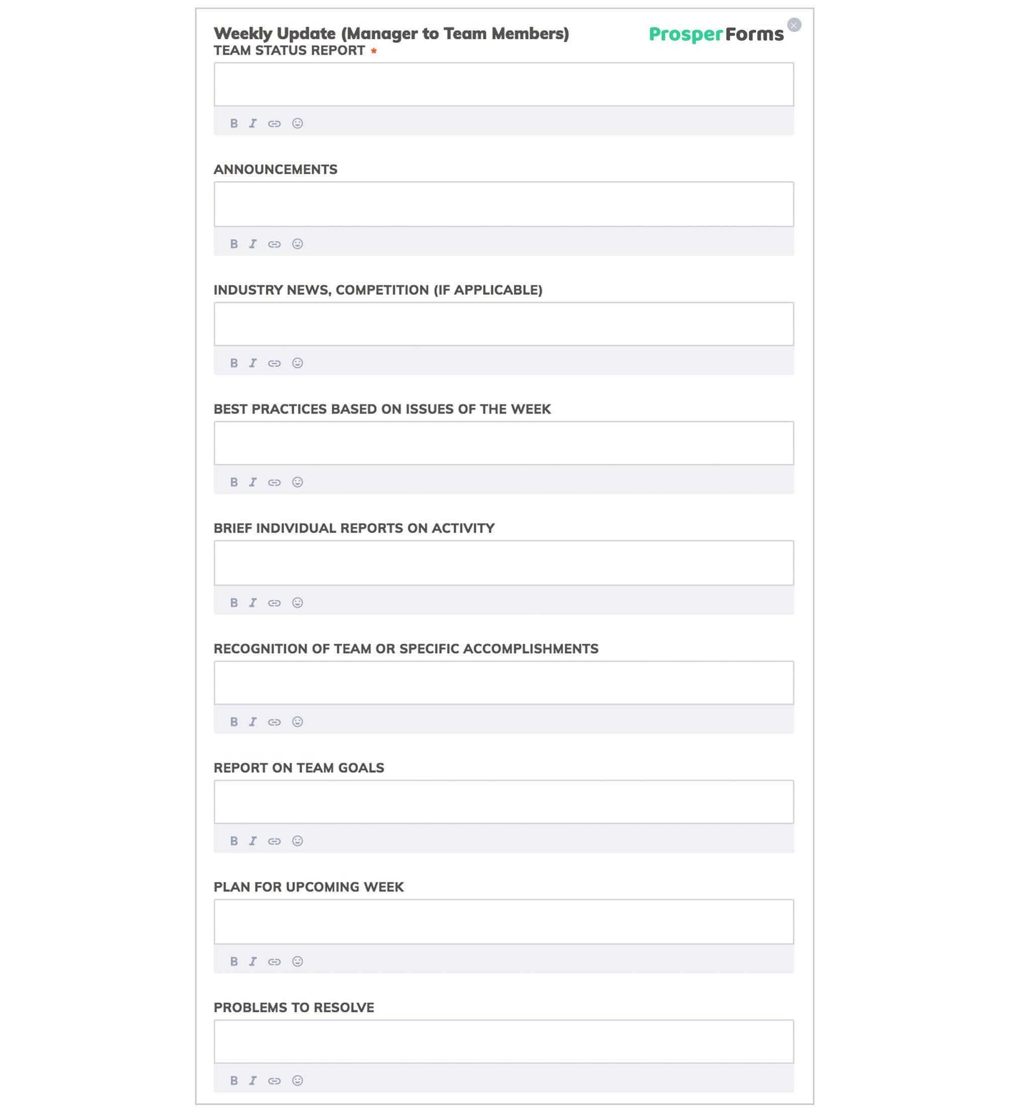 6 Awesome Weekly Status Report Templates | Free Download With Weekly Manager Report Template