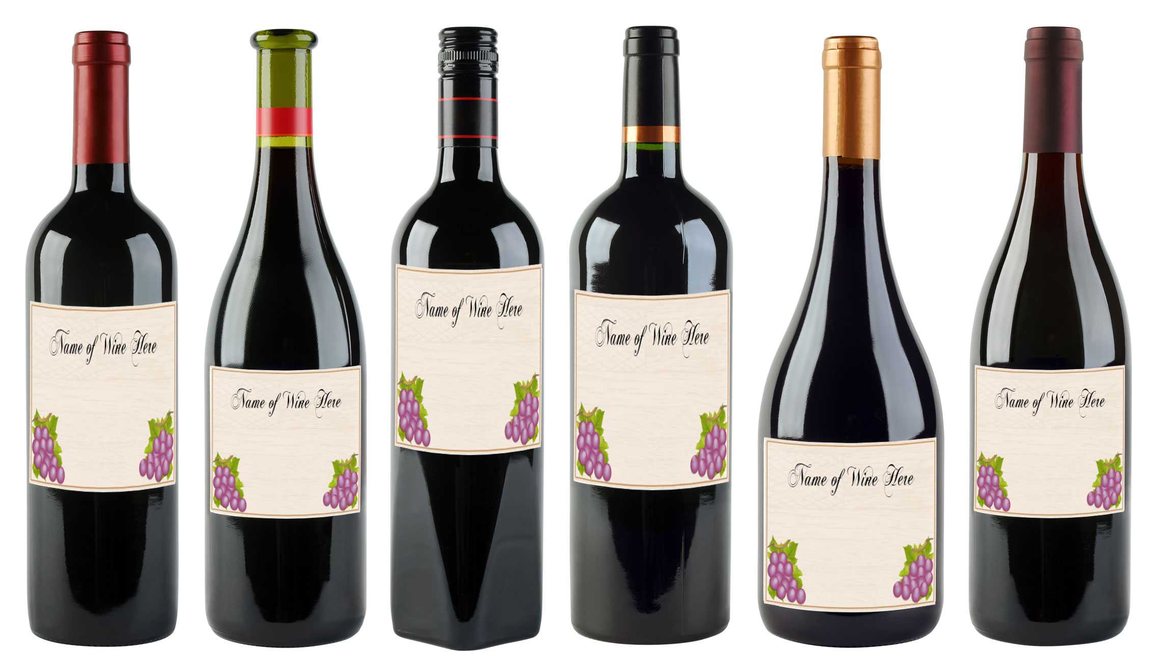 6 Free Printable Wine Labels You Can Customize | Lovetoknow Throughout Blank Wine Label Template