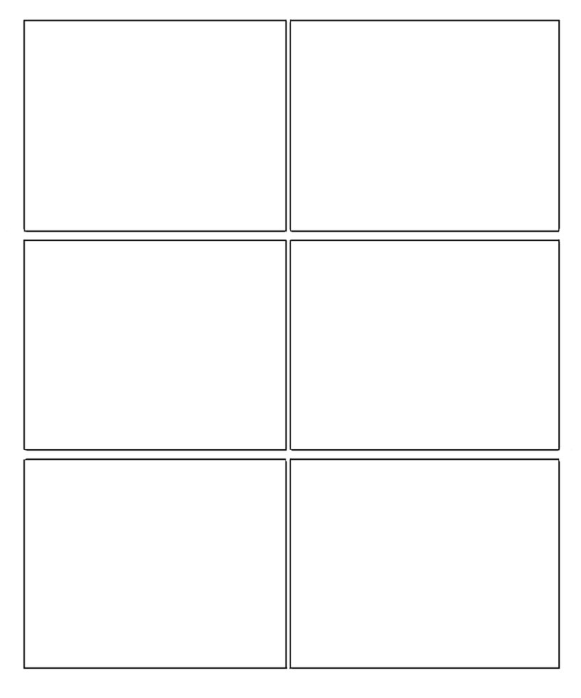 7 Best Images Of Printable Comic Book Layout Template Pertaining To Printable Blank Comic Strip Template For Kids