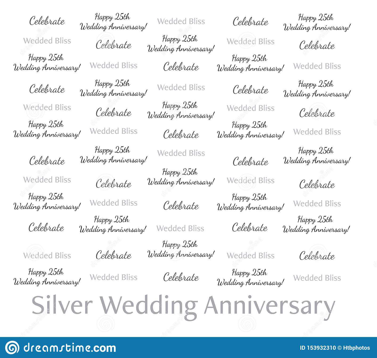 8X8 Step Repeat Banner – Silver Wedding Anniversary Intended For Step And Repeat Banner Template