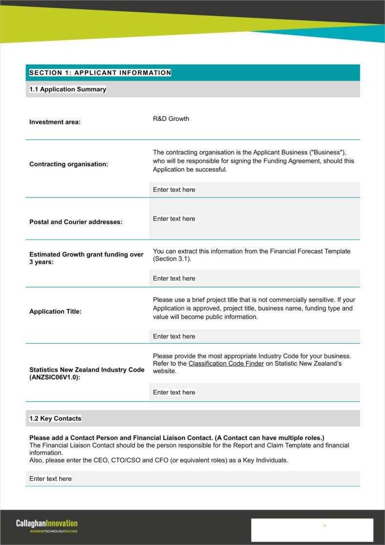 9+ Funding Application Form Templates – Free Pdf, Doc Format With Funding Report Template