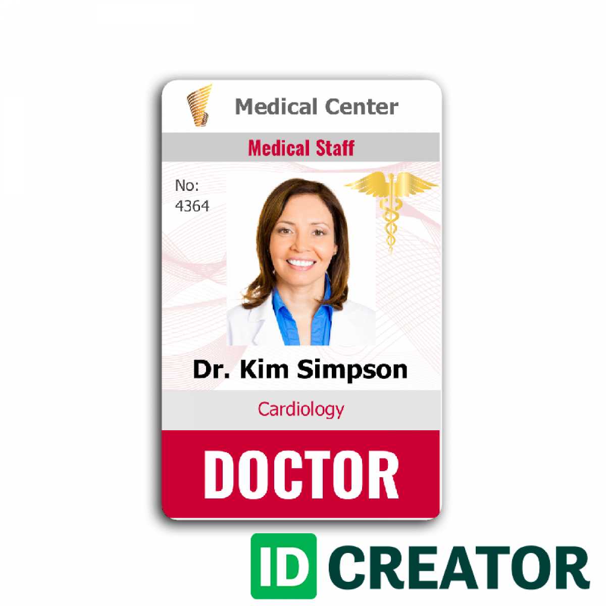 96 Customize Our Free Medical Id Card Template Word Now With For Id Badge Template Word
