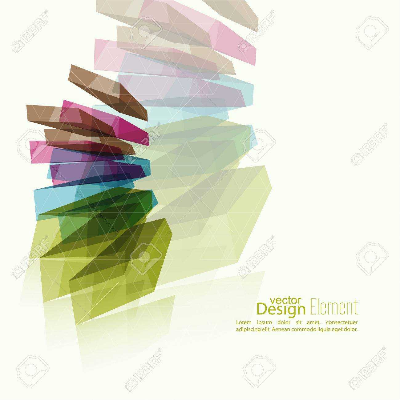 Abstract Background With Colored Crystals, Trellis Structure. For Cover  Book, Brochure, Flyer, Poster, Magazine, Booklet, Leaflet, Cd Cover Design, Regarding Mobile Book Report Template