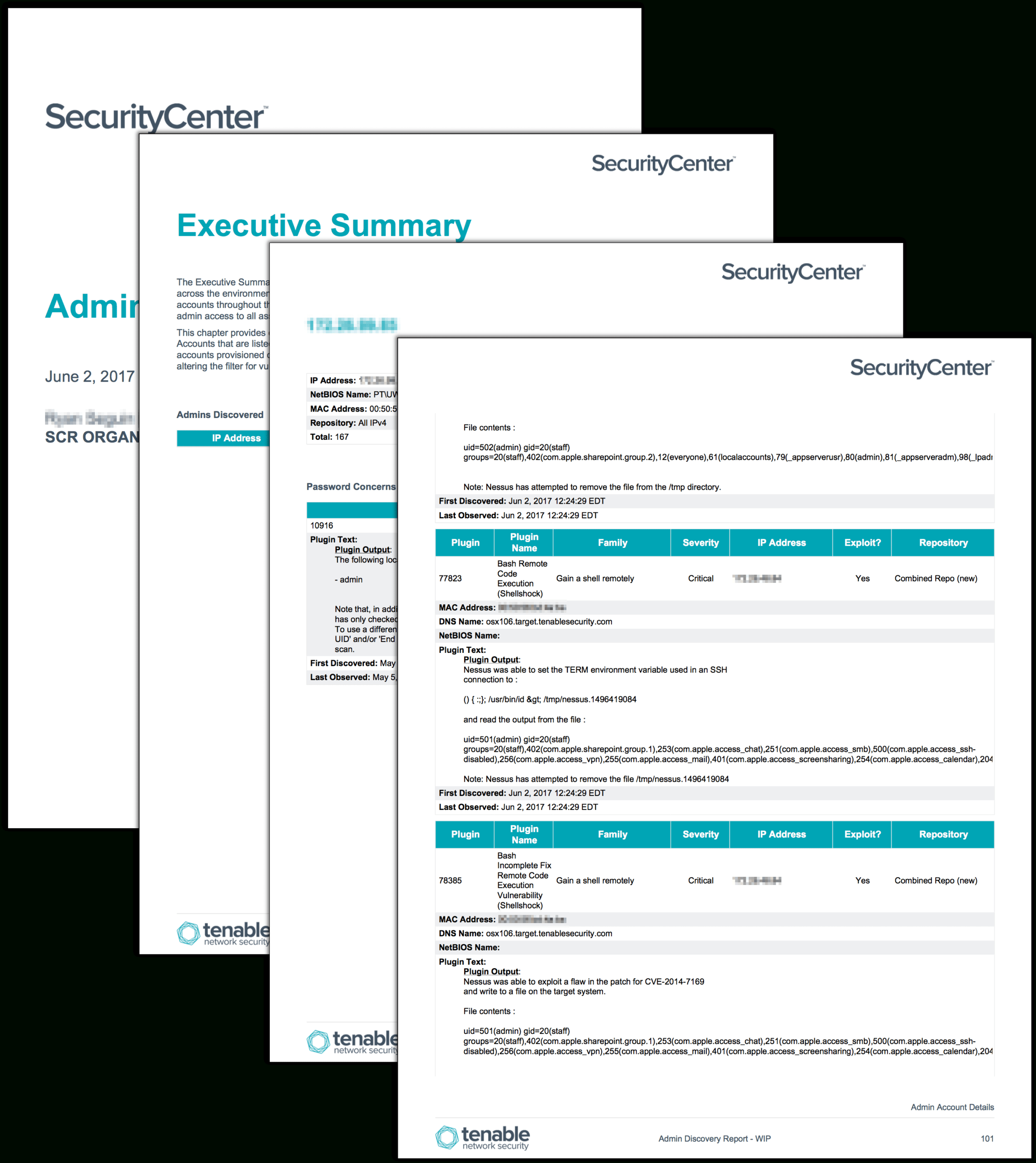 Admin Discovery Report – Sc Report Template | Tenable® For Nessus Report Templates