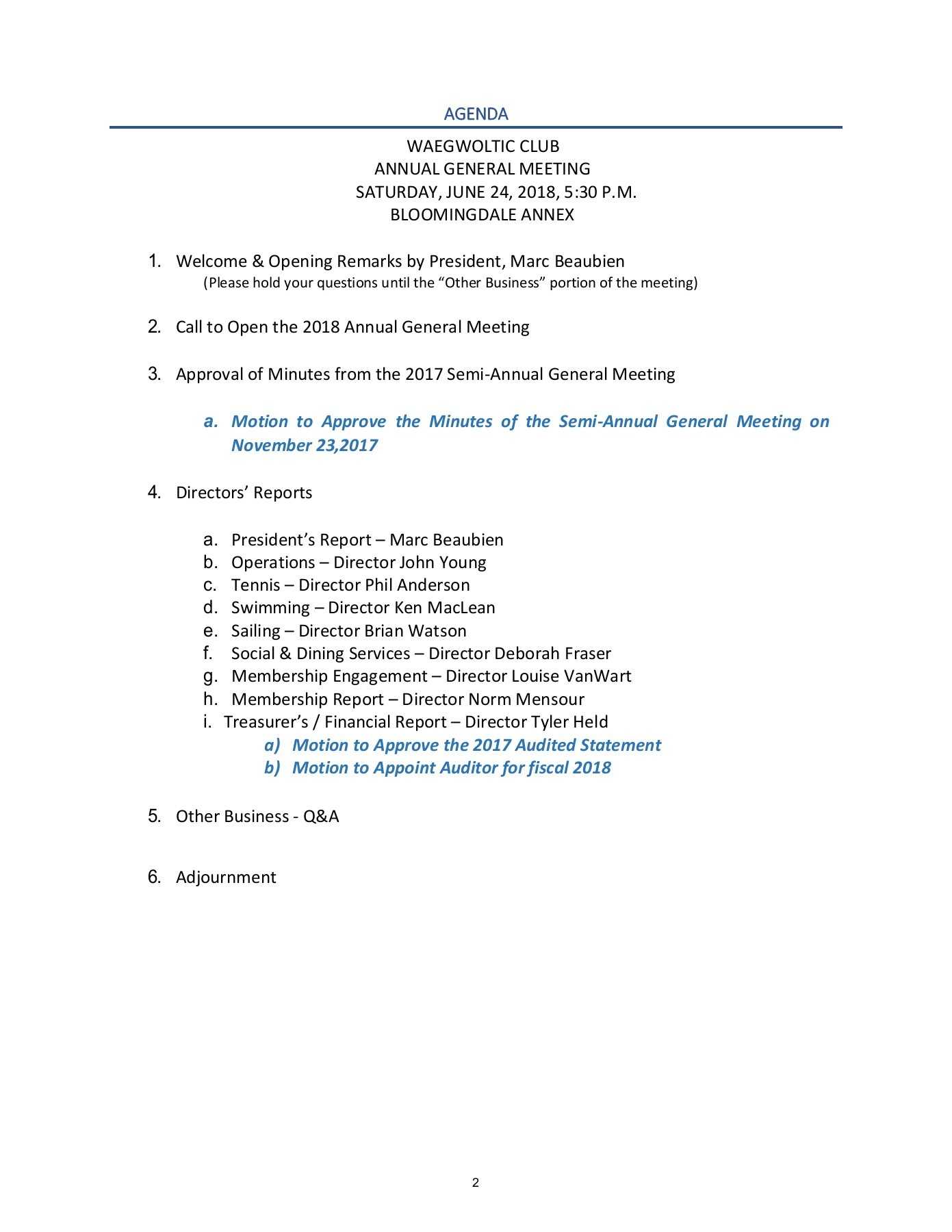 Agm Report 2018 Pages 1 – 30 – Text Version | Fliphtml5 For Treasurer's Report Agm Template
