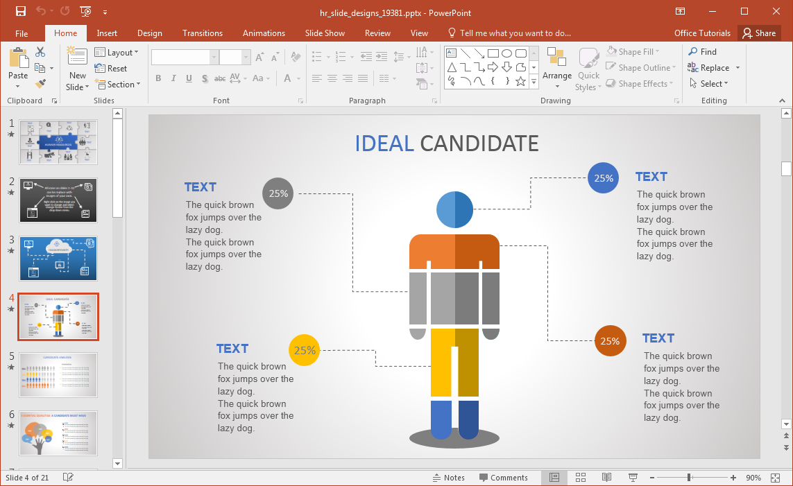 Animated Hr Powerpoint Template With Regard To Hr Annual Report Template