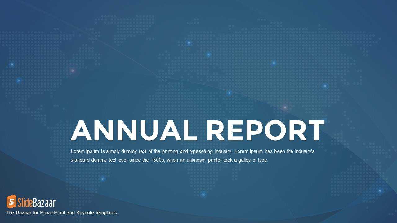 Annual Report Powerpoint Template And Keynote – Slidebazaar With Regard To Annual Report Ppt Template