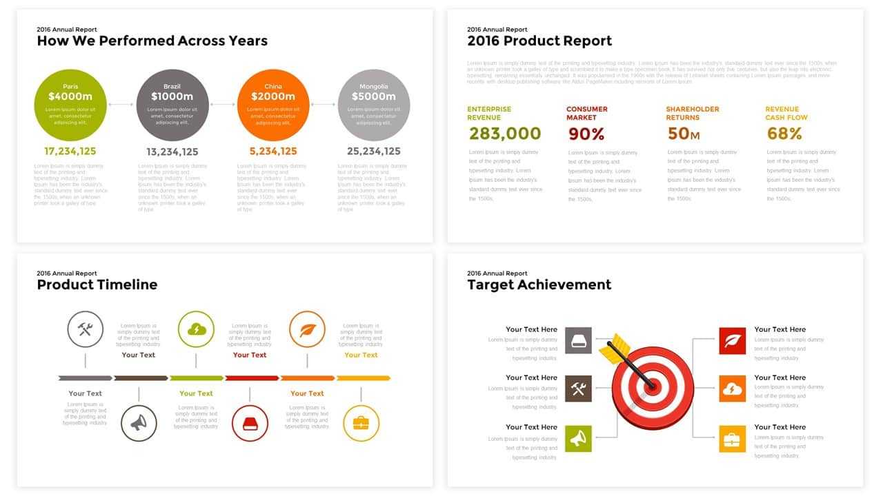 Annual Report Powerpoint Template And Keynote – Slidebazaar Within Annual Report Ppt Template